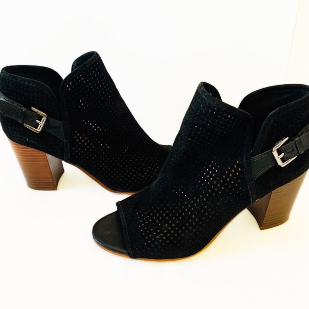 Sam Edelman Easton Open Toe Ankle Booties - Picture 3 of 13